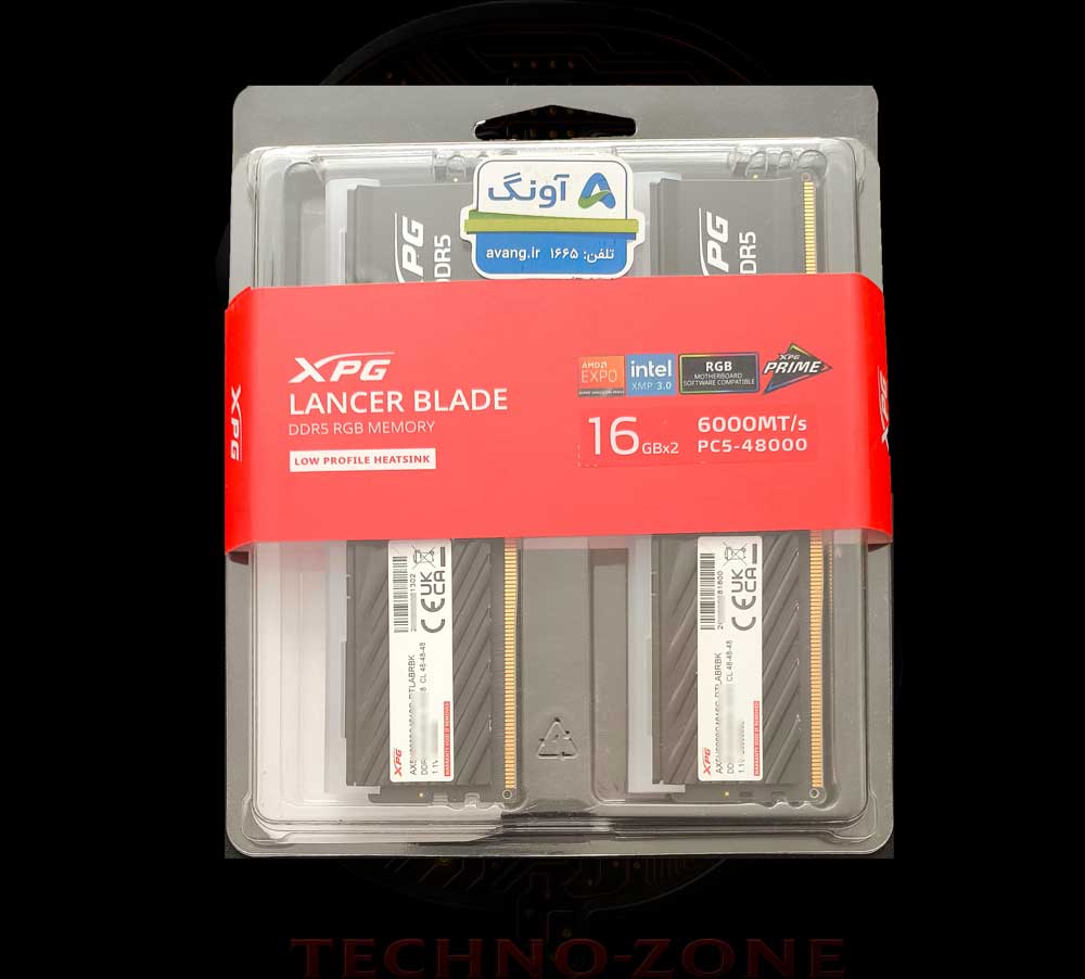 ADATA XPG Lancer Blade RGB DDR5 6000Mhz CL48 U-DIMM Desktop Memory RAM 32GB (16GBx2)