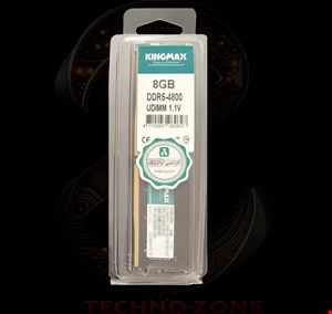 رم KingMax DDR5 مدل KM-LD5 ظرفیت 8 گیگابایت تک کاناله فرکانس 4800 هرتز CL40