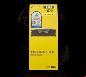 رم کامپیوتر Corsair VENGEANCE RGB DDR5 16GB (1×16GB) 5200MHz CL40
