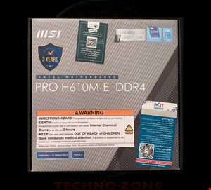 MSI H610M-E DDR4